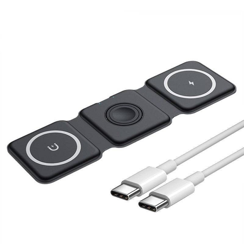 3 i 1 Trådløs Magnetisk Lader | Skanto