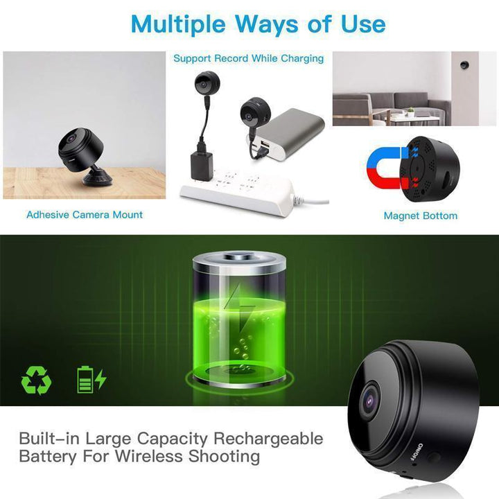 1080p Magnetisk WiFi Mini Kamera - RV Campingvogn Bakoverkamera