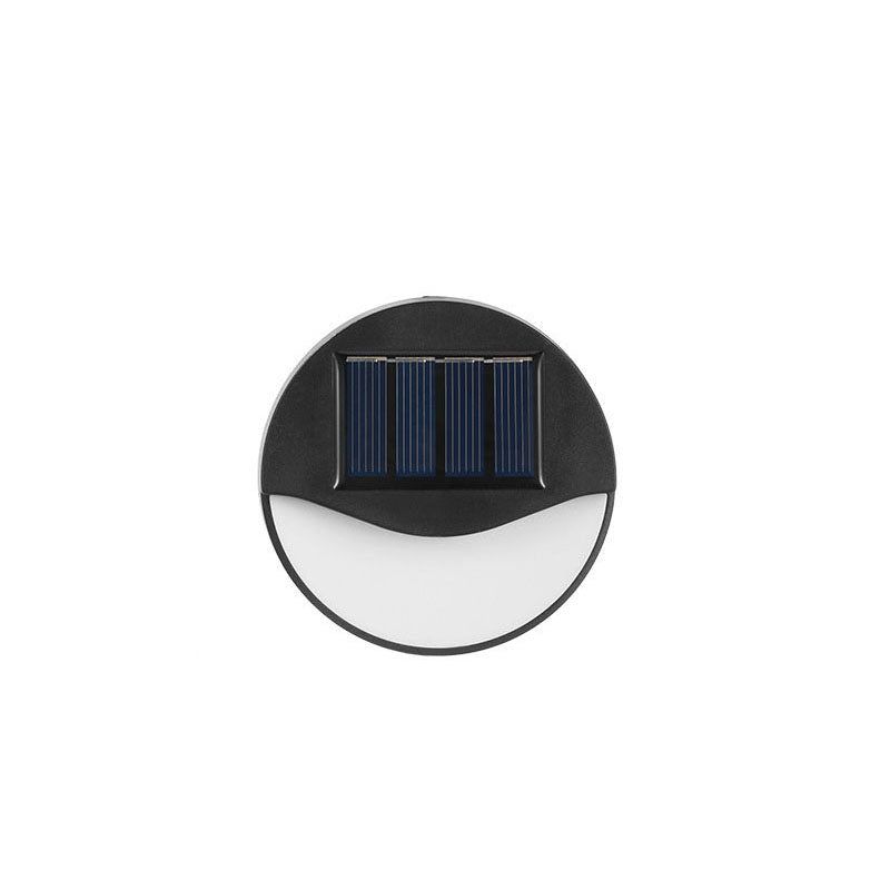 Utendørs solarmodul rund firkantet LED vanntett patio trappelys | Skanto