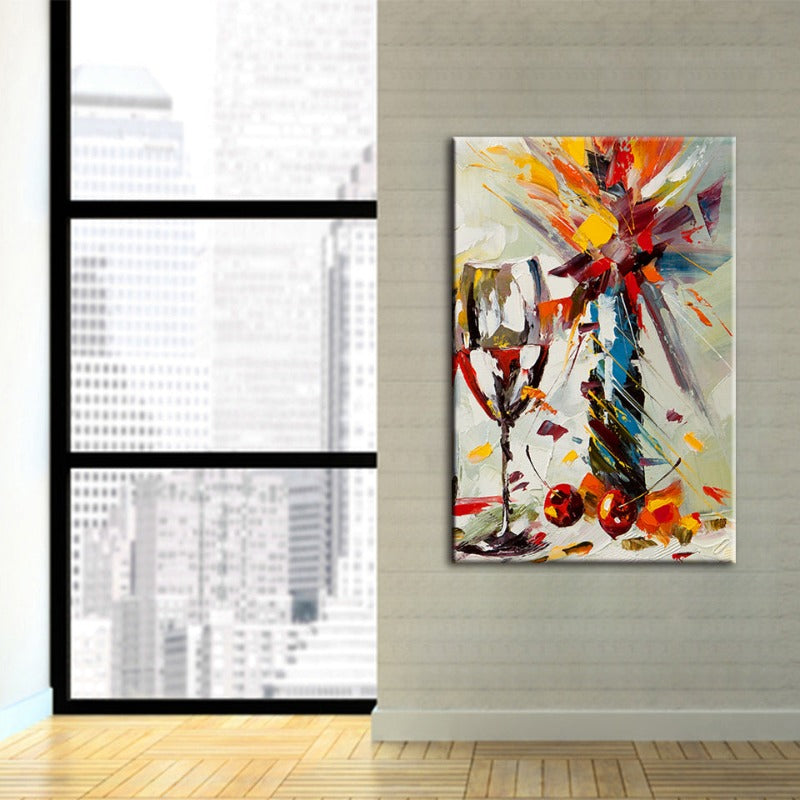 Abstract Summer - Canvas Wall Art Painting | Skanto