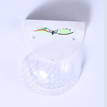 Solar Semi Circle Utendørs Vanntett Lys Skygge Gjerde Vegg Sconce Lampe | Skanto