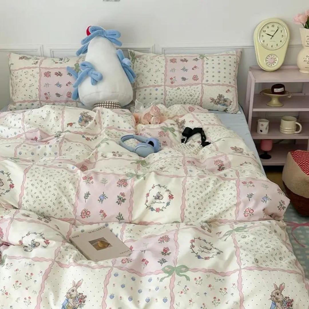 Skanto | Myk Floral Dyne Trekk for Elegant Soverom Dekor