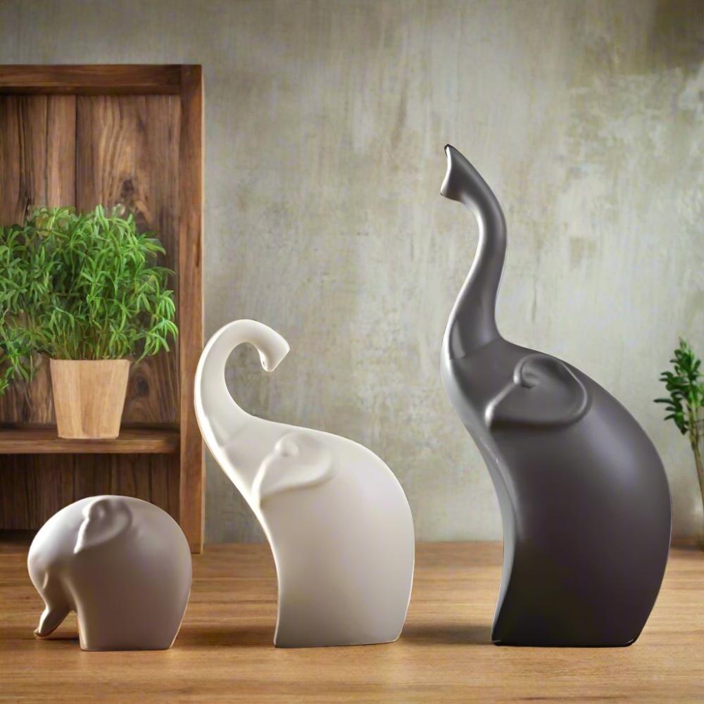 Abstrakt Hult Elefant Skulptur | Skanto
