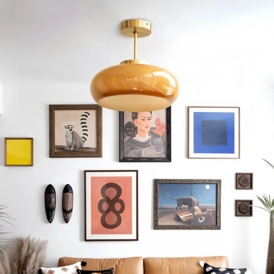 Skanto | Vintage Gul Taklampe
