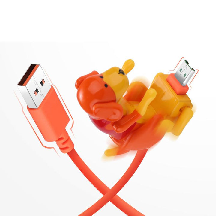 Skanto | Humoristisk Humpende Hund Rask Lader Kabel for iPhone