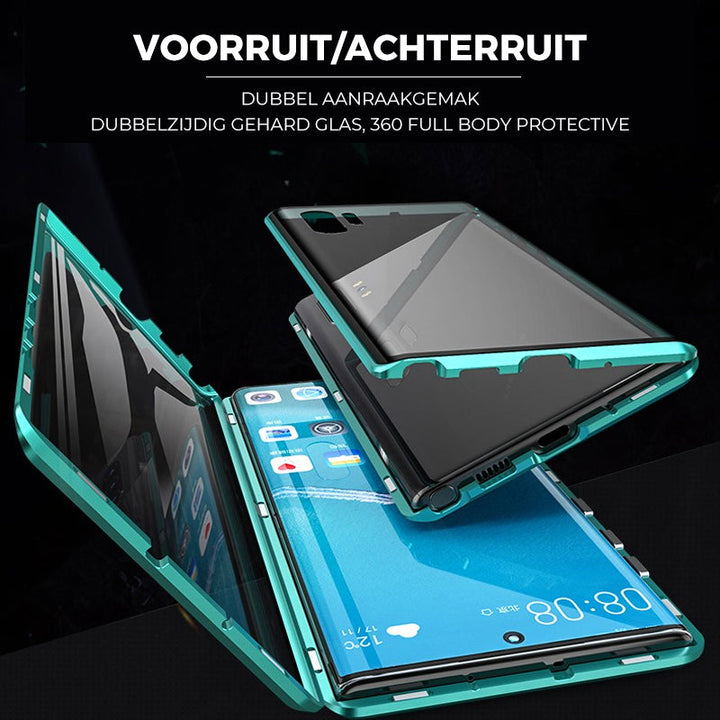 Skanto | herdet glass dobbeltsidig telefonkasse for Samsung