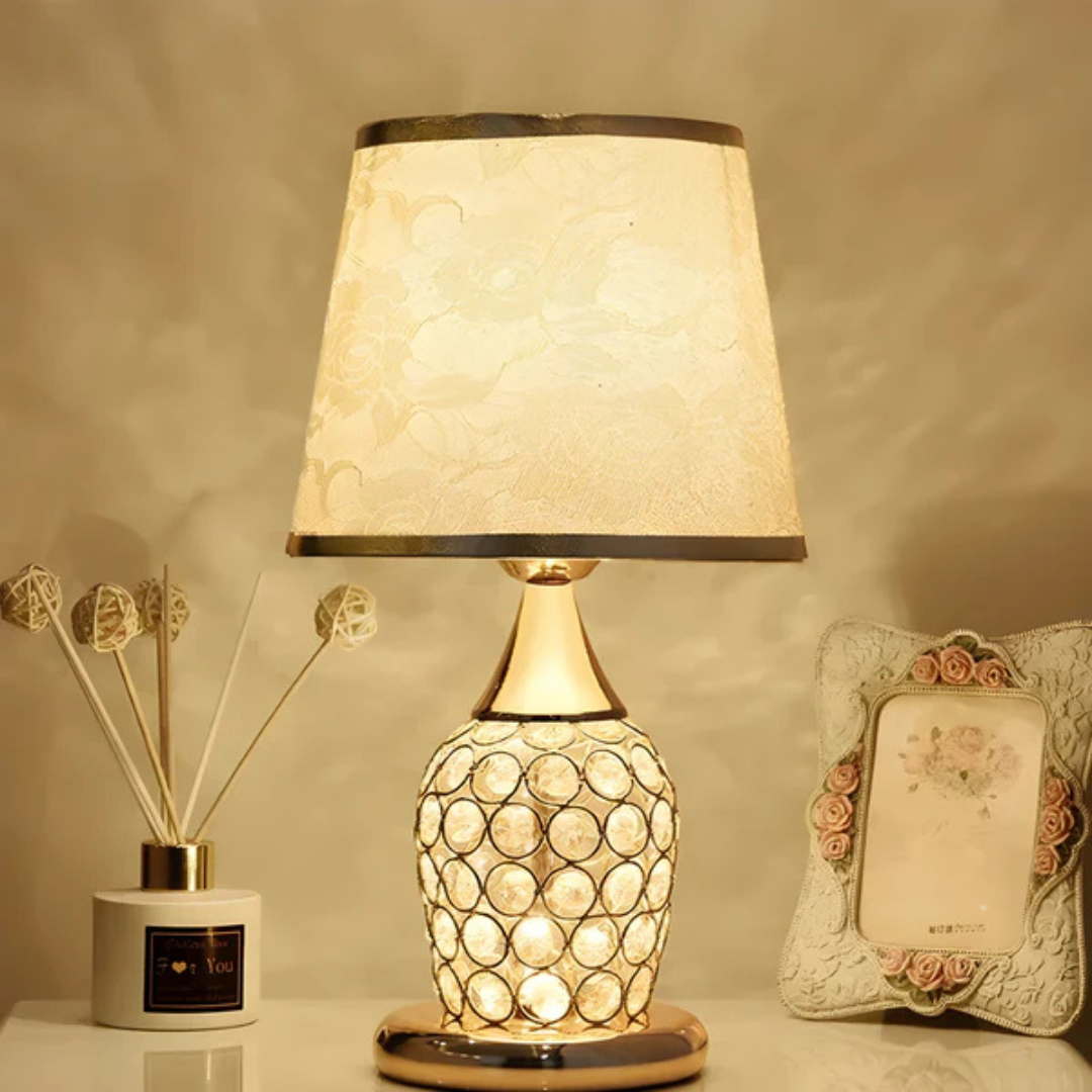 Skanto | Luksus LED Bordlampe Med Krysantemum Glød