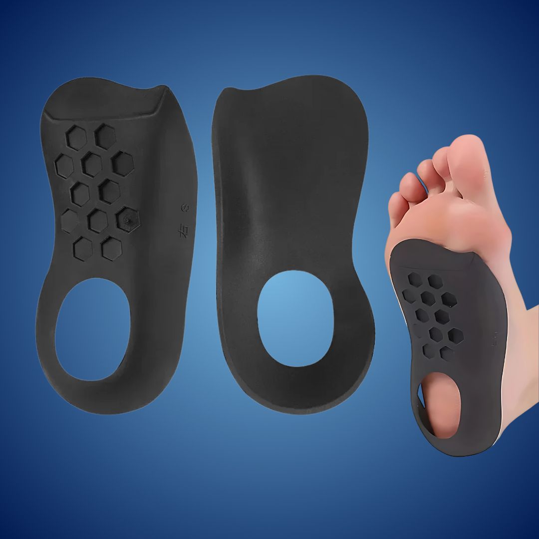 ArchEase Sålinnlegg for Flate Føtter | Sålinnlegg for Plantar Fasciitis - Fotbue Støtte Sålinnlegg - Fot Dempende Skanto