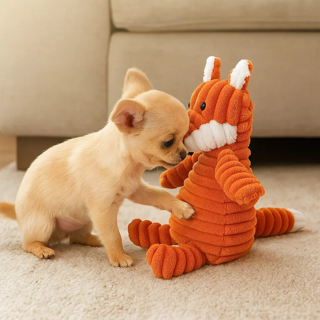 Skanto | Hundelek Plush Squeaky Chew Dyr