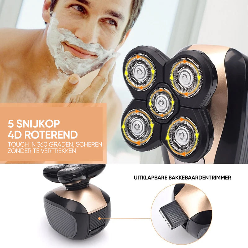 Skanto | Multifunksjonell 4D Elektrisk Barbermaskin