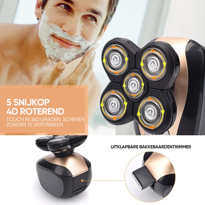 Skanto | Multifunksjonell 4D Elektrisk Barbermaskin