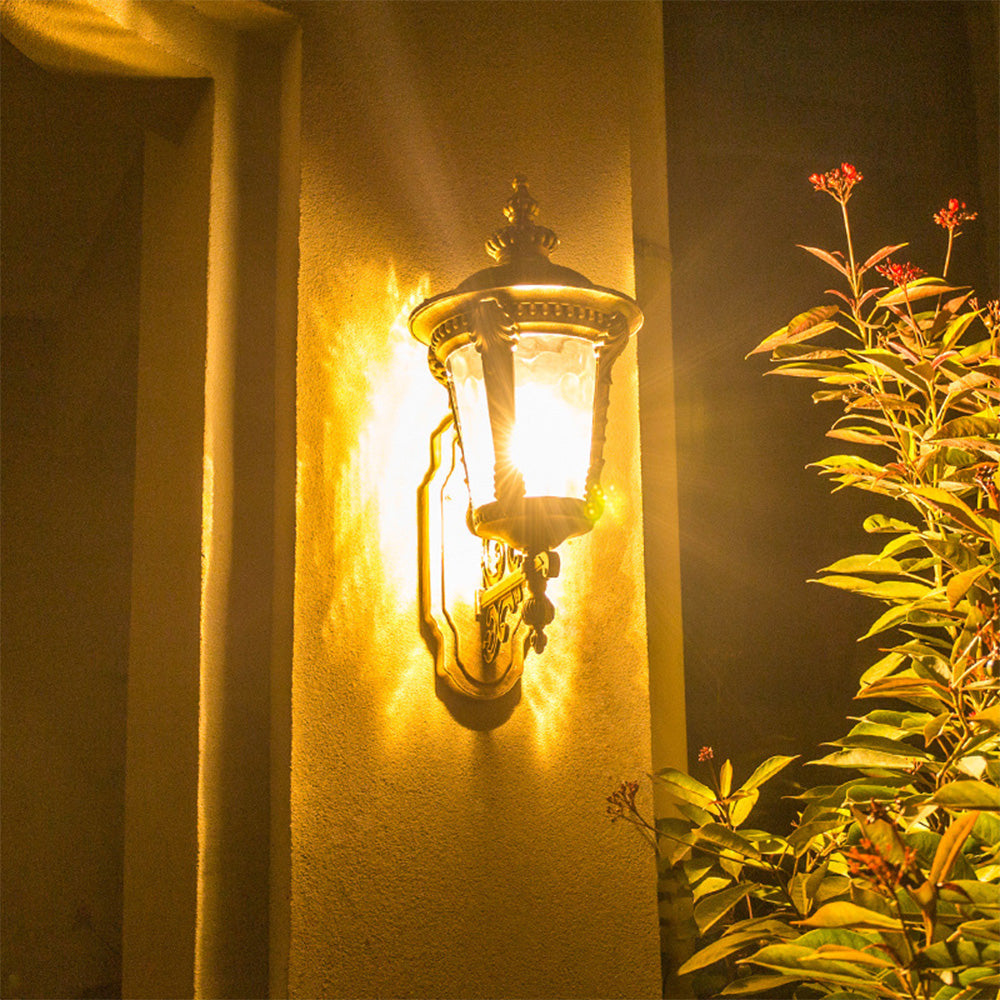 Skanto | Utendørs Vintage Glass Vegg Lantern Lys
