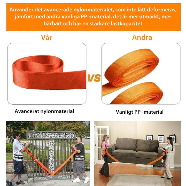 Skanto | Justerbare Møbel Teamstrap Mobile Og Løftestropp - 2 Stykker