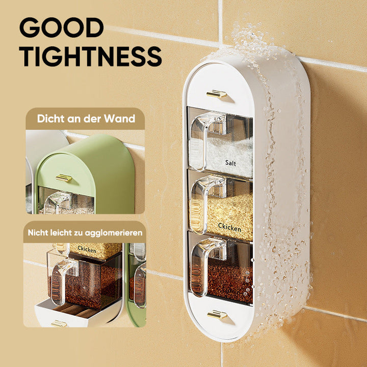 Plassbesparende krydderglass for veggmontering | Skanto