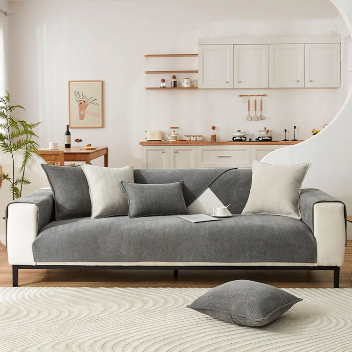 Herringbone Chenille Stoff Møbelbeskytter Sofatrekk | Skanto