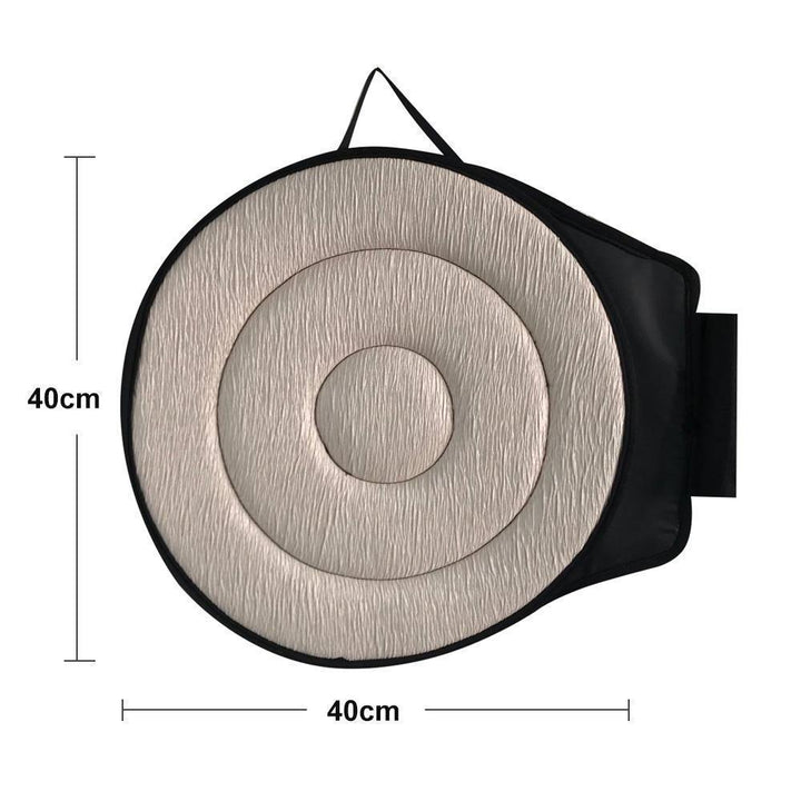 Skanto | Rotaseat 360° Rotasjonerbart Setepute | Ergonomisk & Anti-skli | For Bil, Kontor & Hjem | Ryggvennlig & Komfortabel
