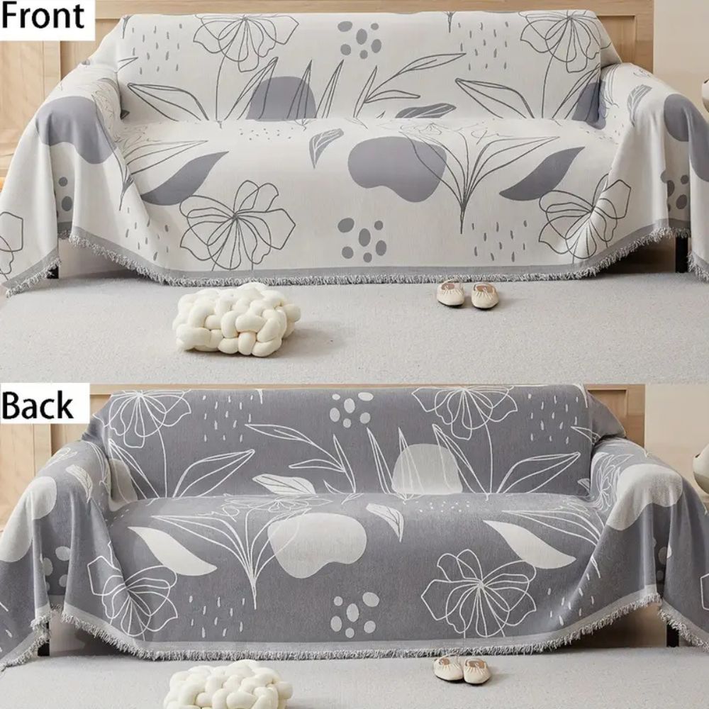Skanto | Floral Essence Chenille Sofa Wrap