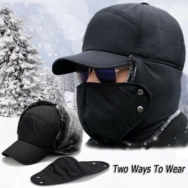Skanto | Unisex vindbestandig & varm & øre- og ansiktsbeskyttende hatt