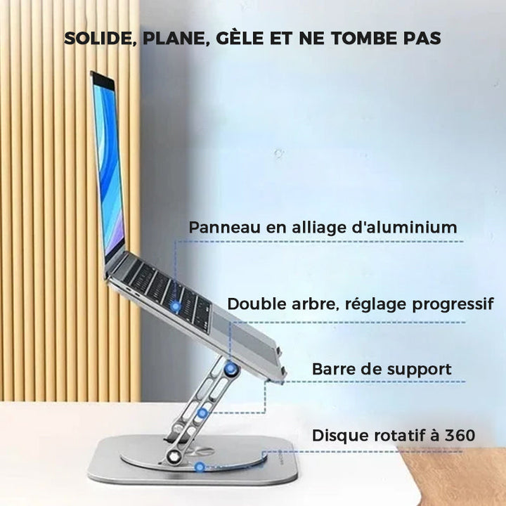 Støtte for bærbar PC i aluminiumlegering | Skanto