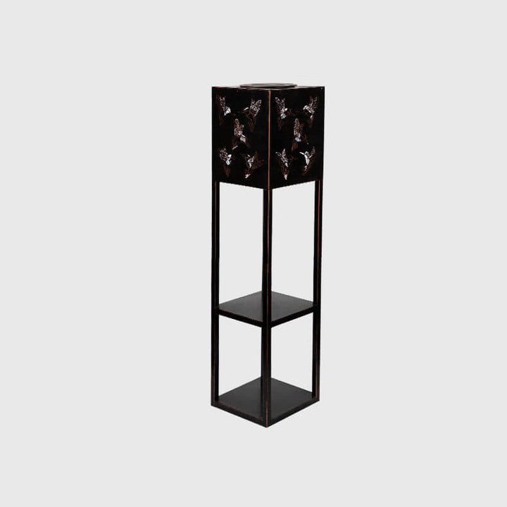 Solar Butterfly Light Shadow Square Shelf Planter Light Garden Decorative Outdoor Waterproof Patio Outdoor Light | Skanto