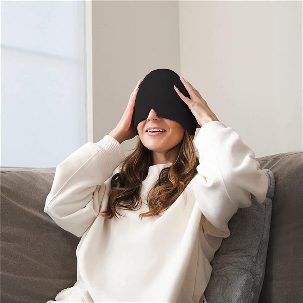 Skanto | MysticEase™ | Migrene LIndring Hatt for Hodepine | Justerbar Komfort & Kjøleterapi for Umiddelbar Smertelindring