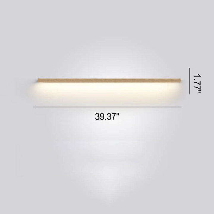ZenBeam Japansk LED grønnsakslampe | Solid tredesign | Moderne aksentlys