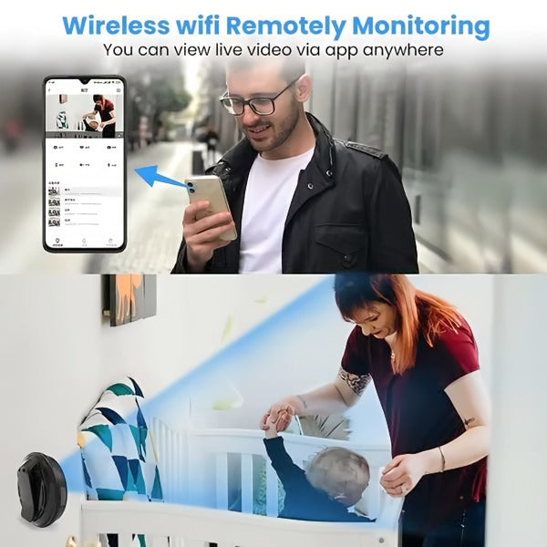 Skanto | 1080P HD Magnetisk Wifi Mini Kamera Opptaker