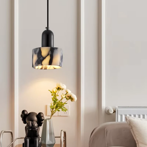 Skanto | Luksus Svart Marmor Design Pendellampe