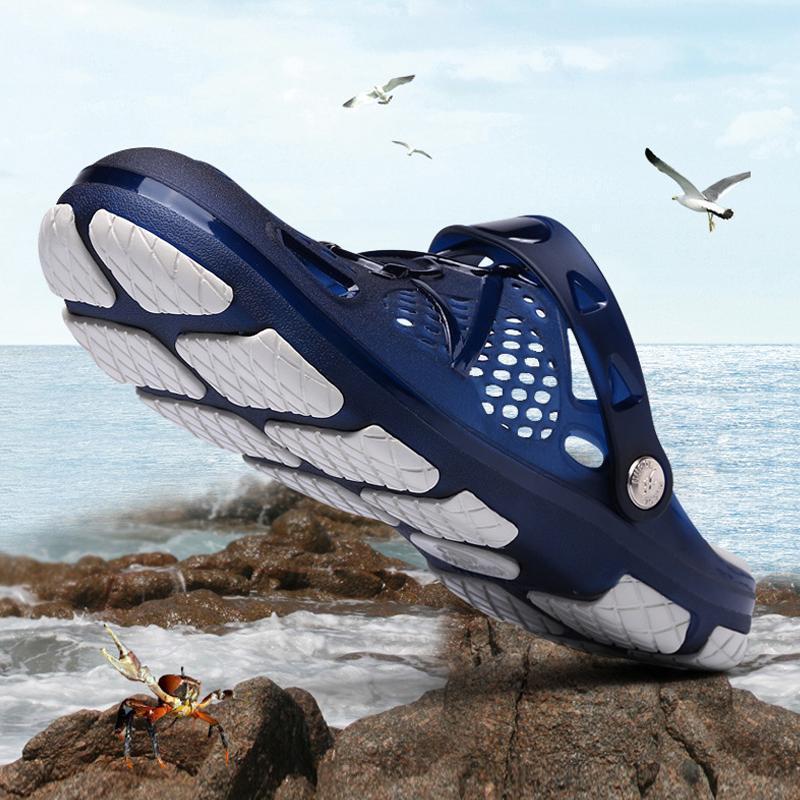 Skanto | Herres Strand Sandaler Pustende Mesh Strand Slippers