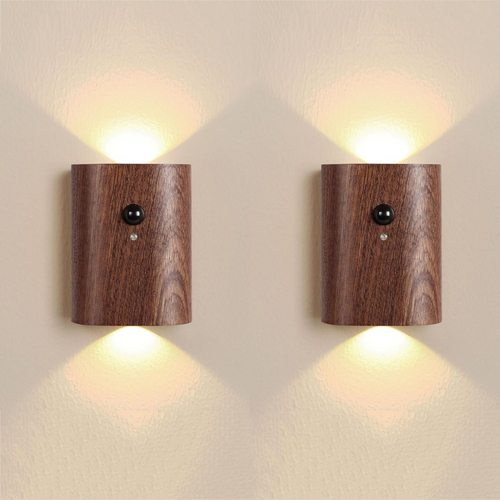 Skanto | Oppladbar LED Vegglampe med Bevegelsessensor – Varm Hvit