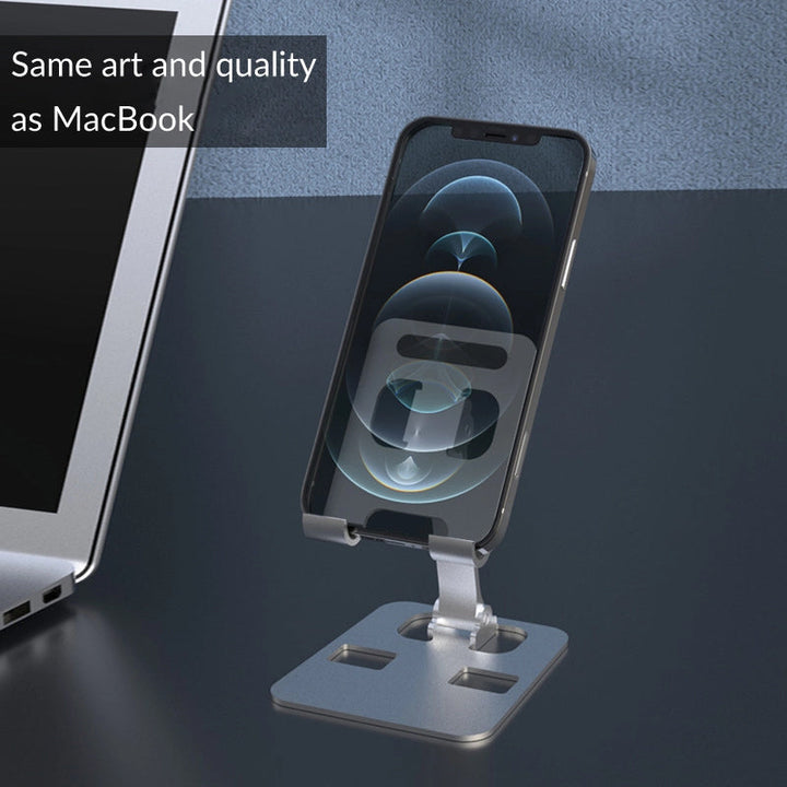 Aluminium Justerbar Skrivebord Telefonholder | Skanto