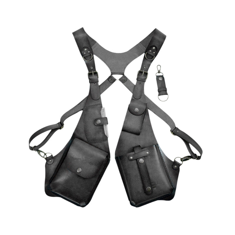 Skanto | Medieval Steampunk Retro Skulderveske med Skulderrem