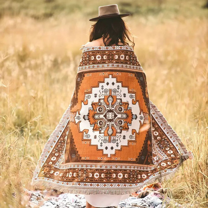 Skanto | Boho Chic Mønstret Kastepledd