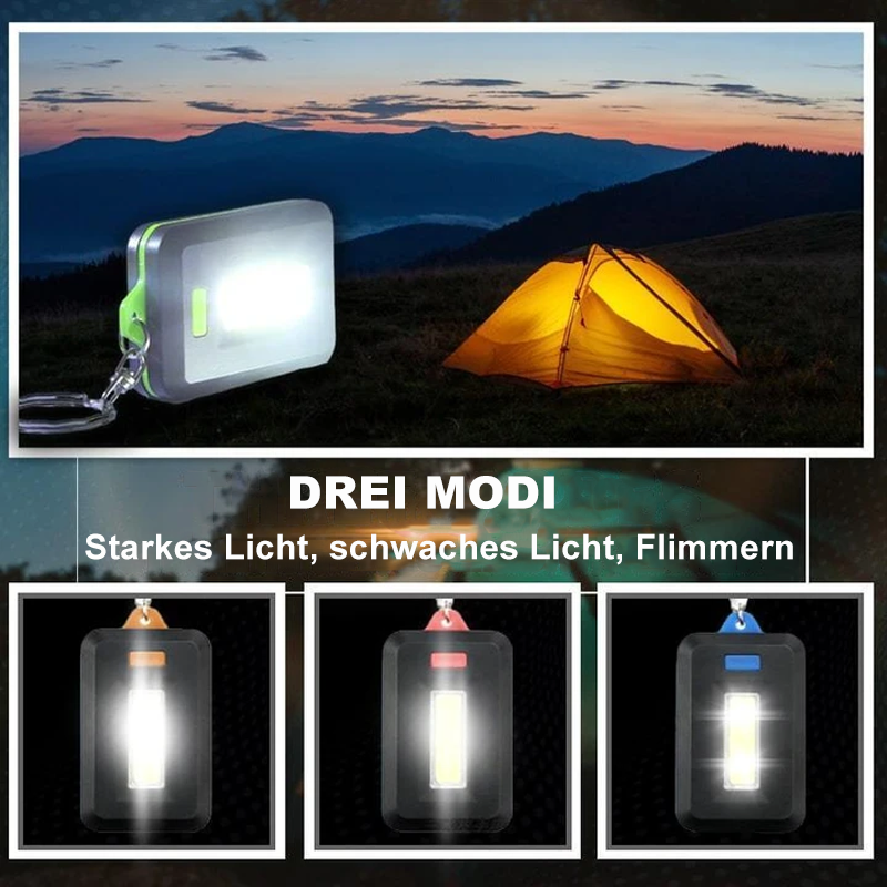 Mini-LED-lommelykt nøkkelring | Skanto