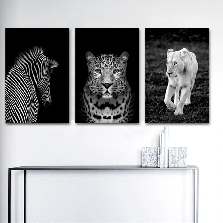 Africa Village Store Cats - Canvas Wall Art Painting | Skanto