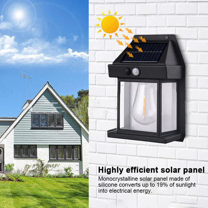 Skanto | Utendørs solenergi wolfram vegglampe