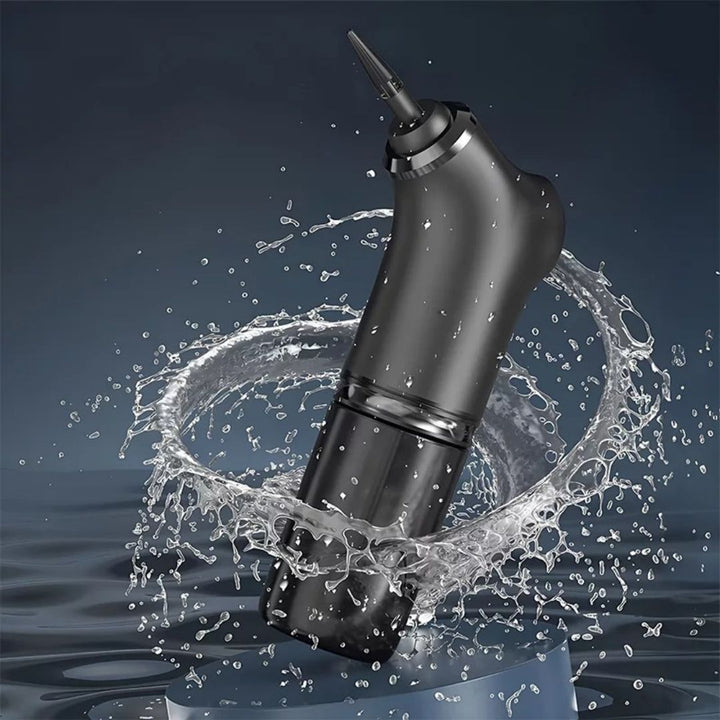 AquaCleanse | Elektrisk Ørevoksfjerner – Justerbart Vannspray – Silikontipp – Varm Irrigasjon for Familier Skanto