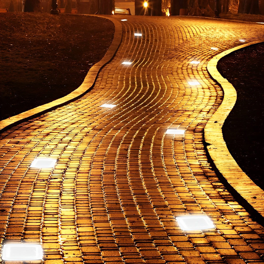 Square Creative Ice Skantoock LED Vanntett Smart Solar Utendørs Belysning | Skanto