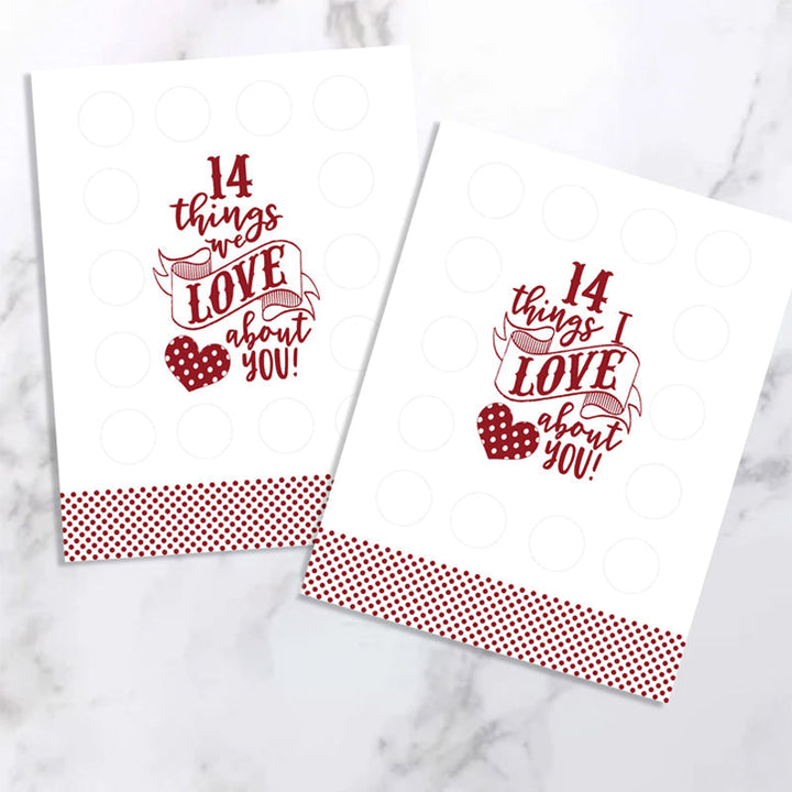 Skanto | Valentine's Scratching Advent "14 Ting Jeg Elsker Med Deg!"