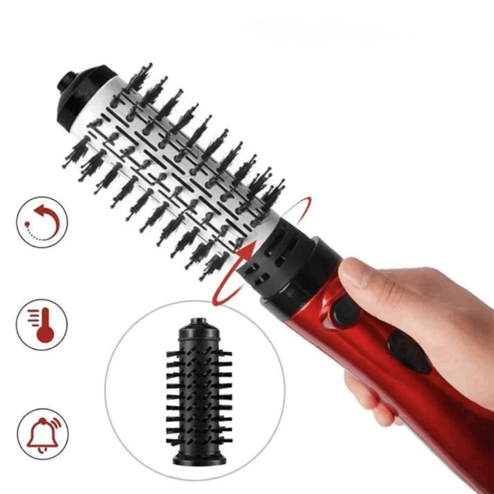 Elektrisk 3-i-1-Haarstyler med Föhn-, Bürsten- og Lockenstabfunksjon