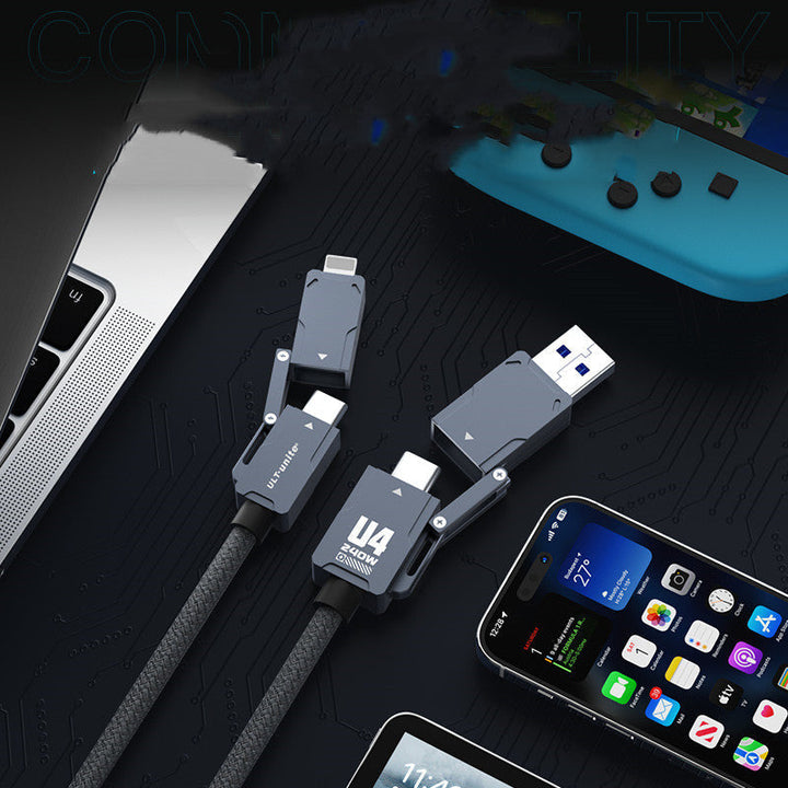 Skanto | Dual Type-C Full-Funksjon Data Kabel