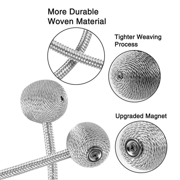 Skanto | Elegant Magnetisk Gardinbøyle, 2 PC