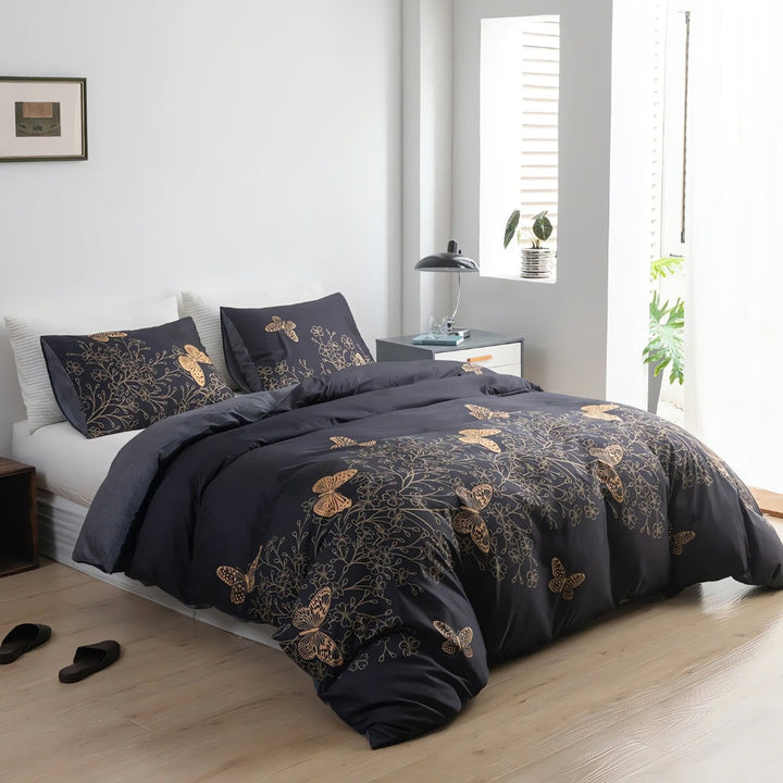 Skanto | Valora Midnight Butterfly Dynetrekk | 3 deler Set