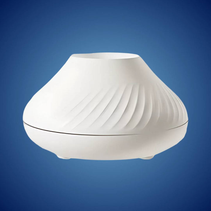 FlameGlow Luftfukter Aromaterapi Diffuser | Tilfører Fuktighet - Lindrer Tørr Luft - Hjelper med å Slappe Av - Stille Diffuser for Hjem eller Kontor Skanto