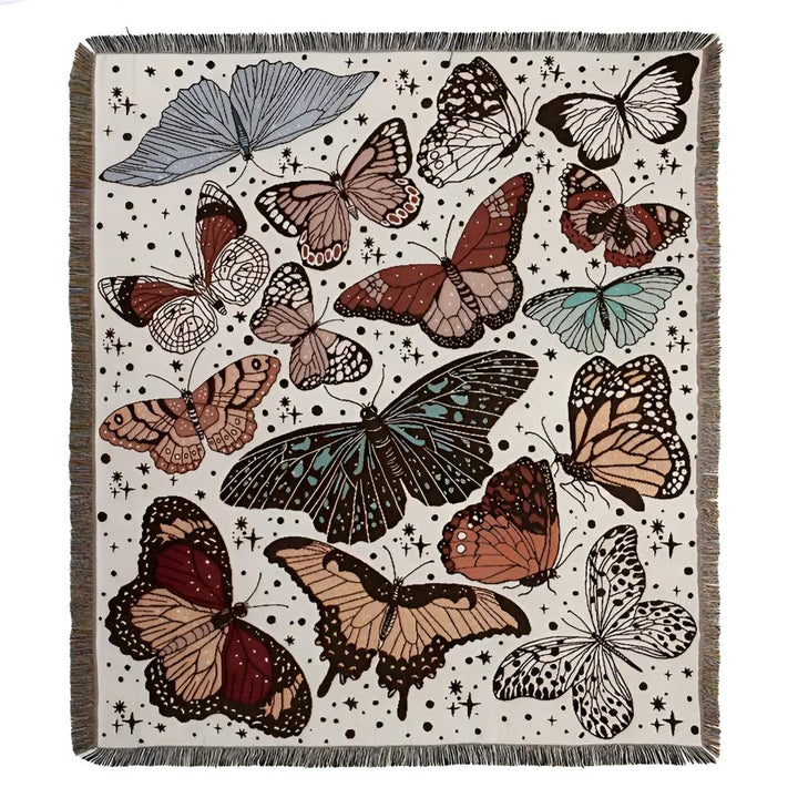 Skanto | Butterfly Garden Blanket