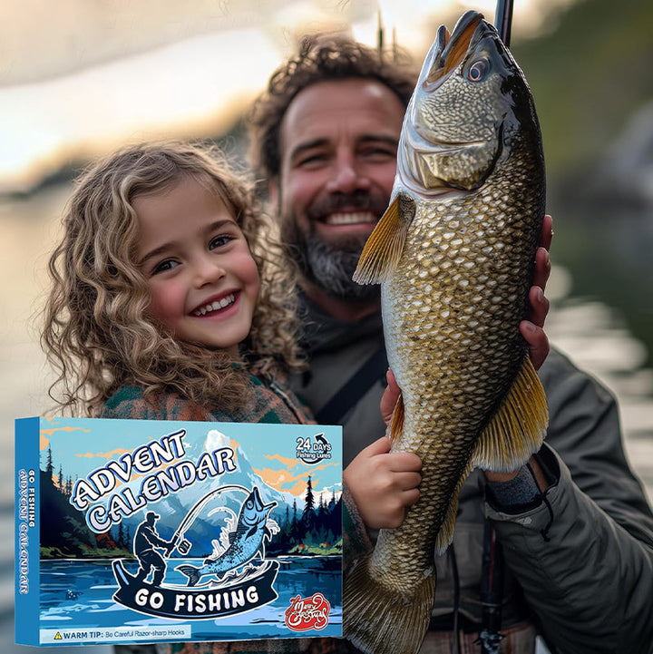 Skanto | 24 Dager Jule Countdown Fiskestang Sett