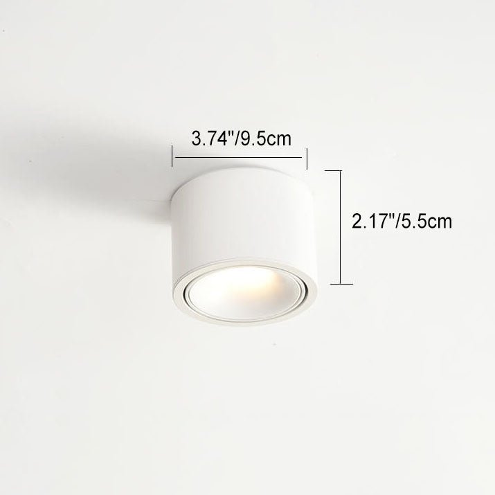 Skanto | Origo Minimalistisk LED Taklampe - Justerbar Rund Innfelt Lampe