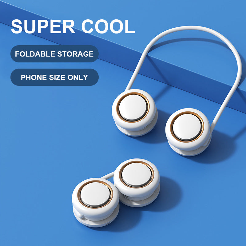 Foldbar USB Mini Bærbar Nakke Vifte | Skanto