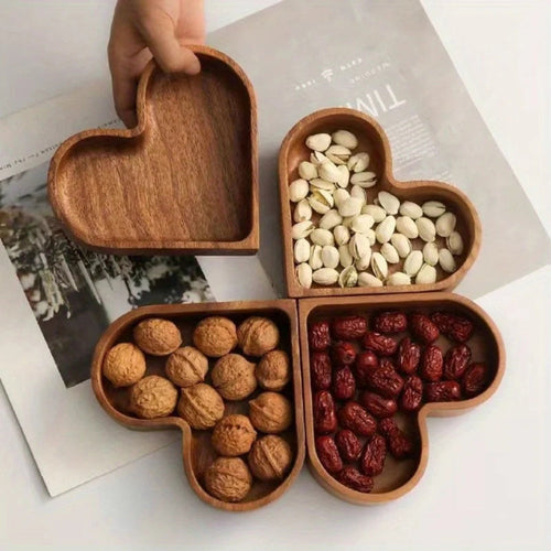 Skanto | Rustic Heart Snack Tray Collection | 4stk