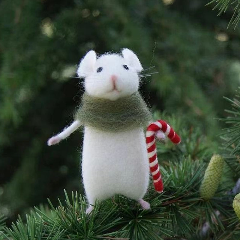 Felt Muse og Gresskar Ornament | Skanto